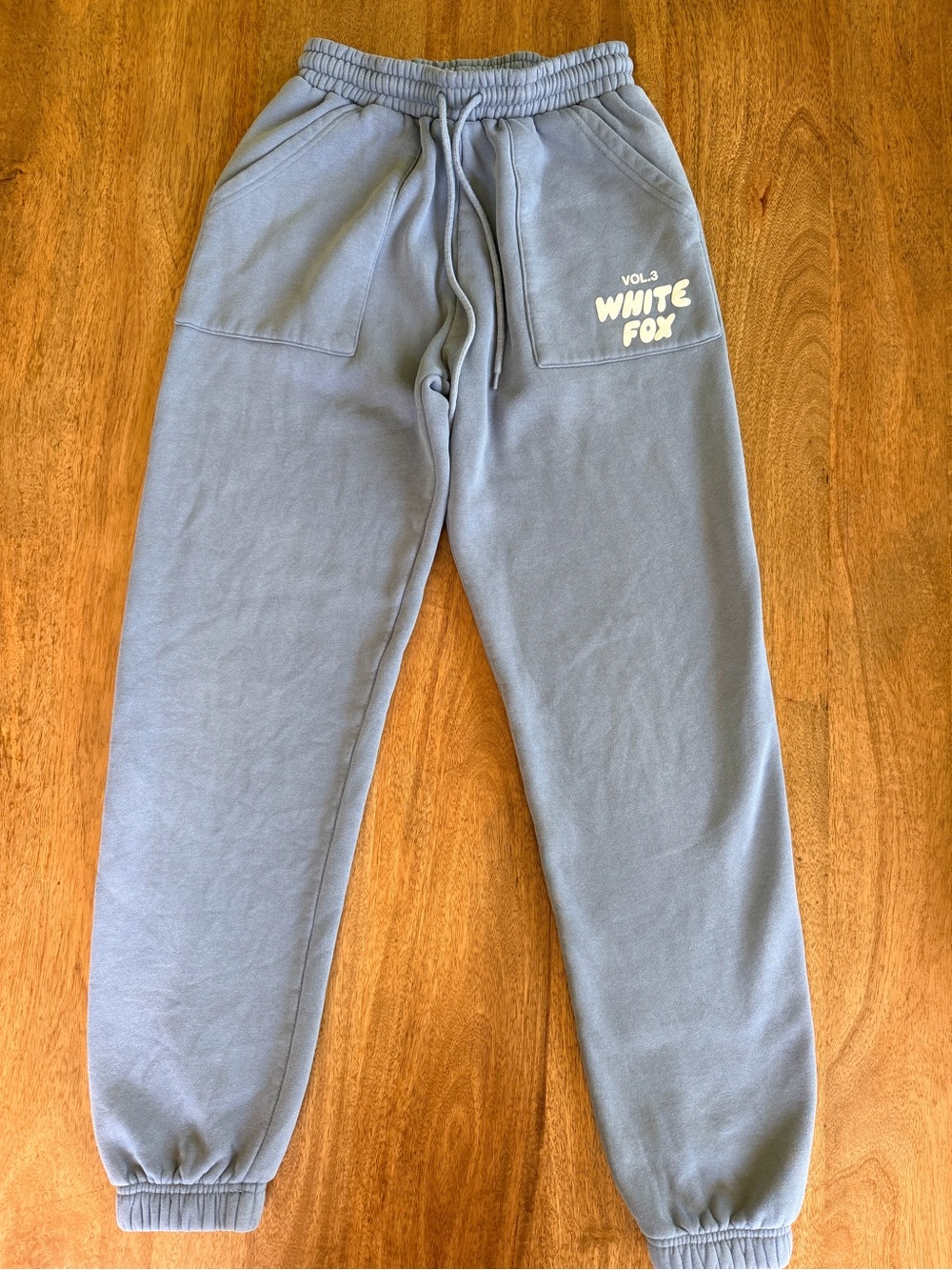 White Fox Slate Blue Women's Jogger Pants